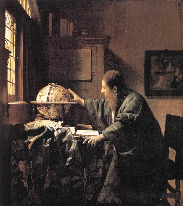 VERMEER VAN DELFT, Jan The Astronomer et oil painting image